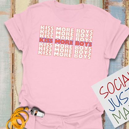 Kiss More Boys - Unisex Softstyle T-Shirt