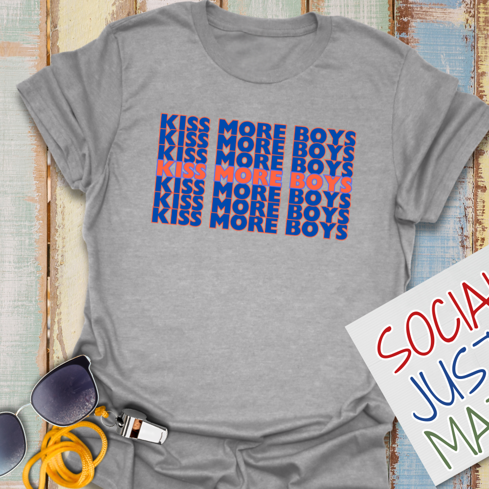 Kiss More Boys - Unisex Softstyle T-Shirt