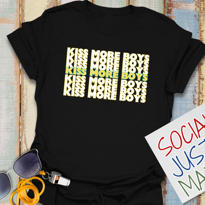 Kiss More Boys - Unisex Softstyle T-Shirt