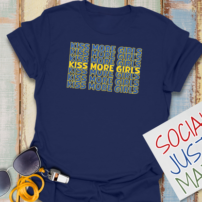 Kiss More Girls - Unisex Softstyle T-Shirt