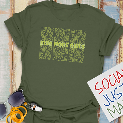 Kiss More Girls - Unisex Softstyle T-Shirt