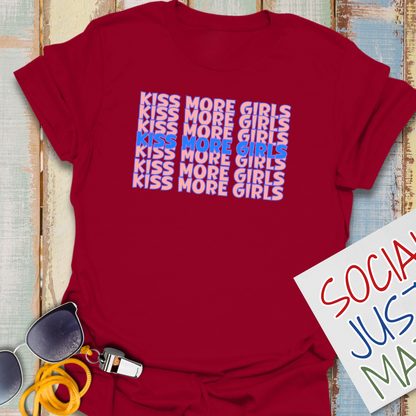 Kiss More Girls - Unisex Softstyle T-Shirt