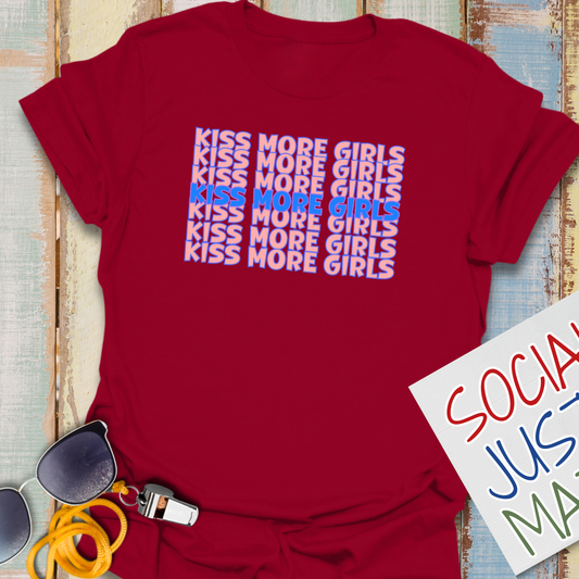 Kiss More Girls - Unisex Softstyle T-Shirt