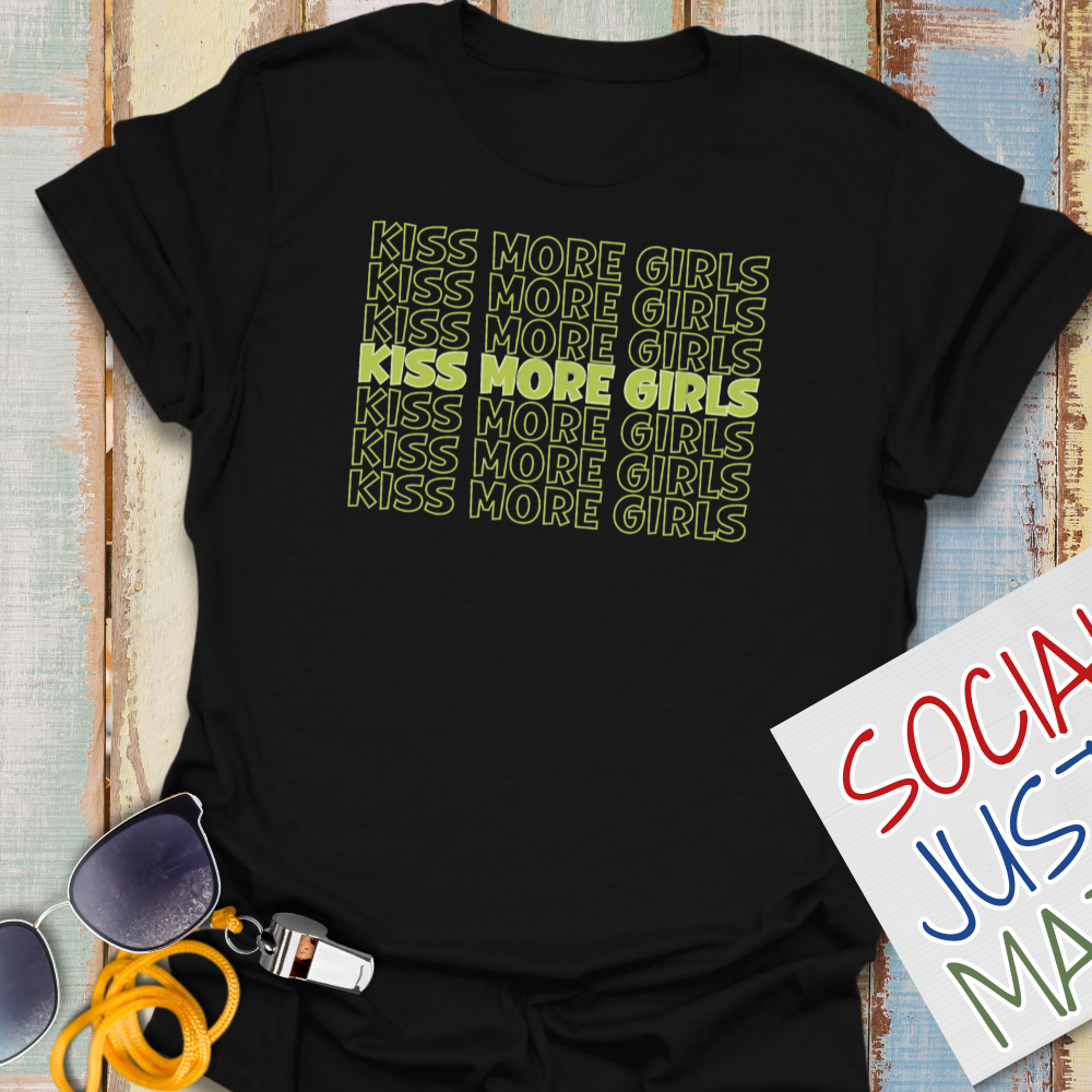 Kiss More Girls - Unisex Softstyle T-Shirt
