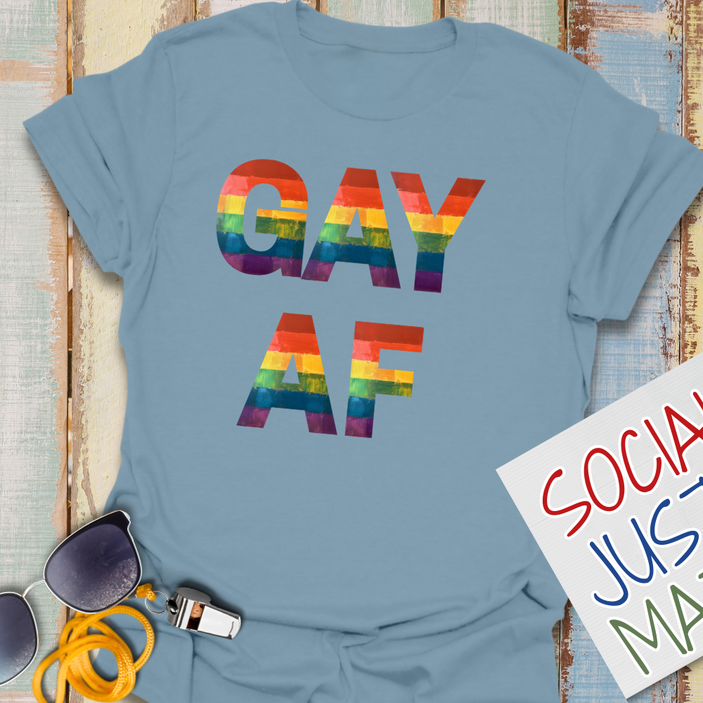 GAY AF - Unisex Softstyle T-Shirt