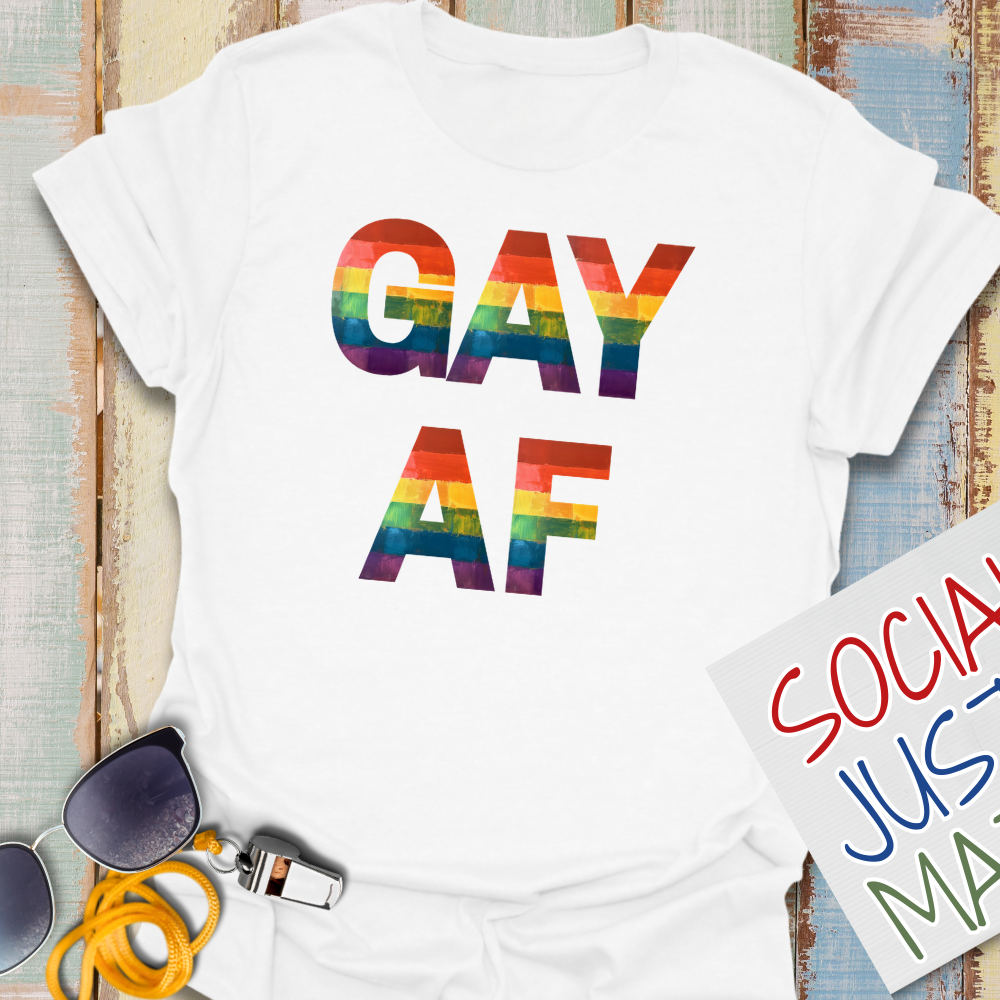 GAY AF - Unisex Softstyle T-Shirt