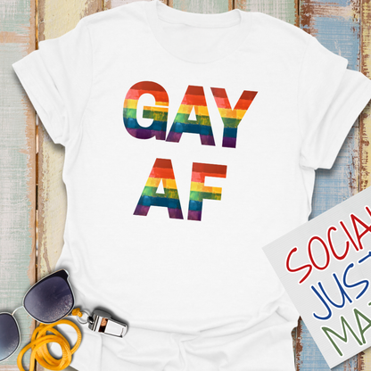 GAY AF - Unisex Softstyle T-Shirt