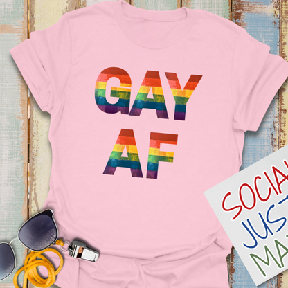 GAY AF - Unisex Softstyle T-Shirt