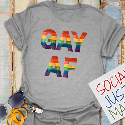 GAY AF - Unisex Softstyle T-Shirt