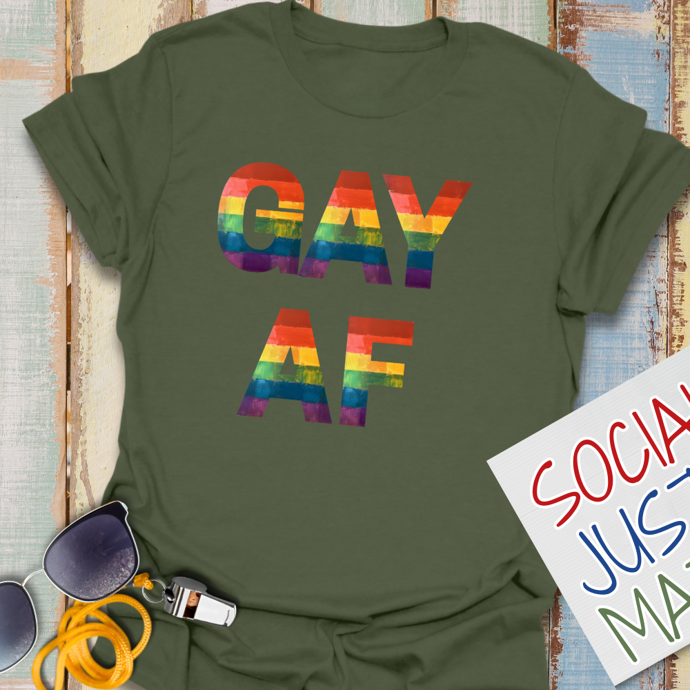 GAY AF - Unisex Softstyle T-Shirt