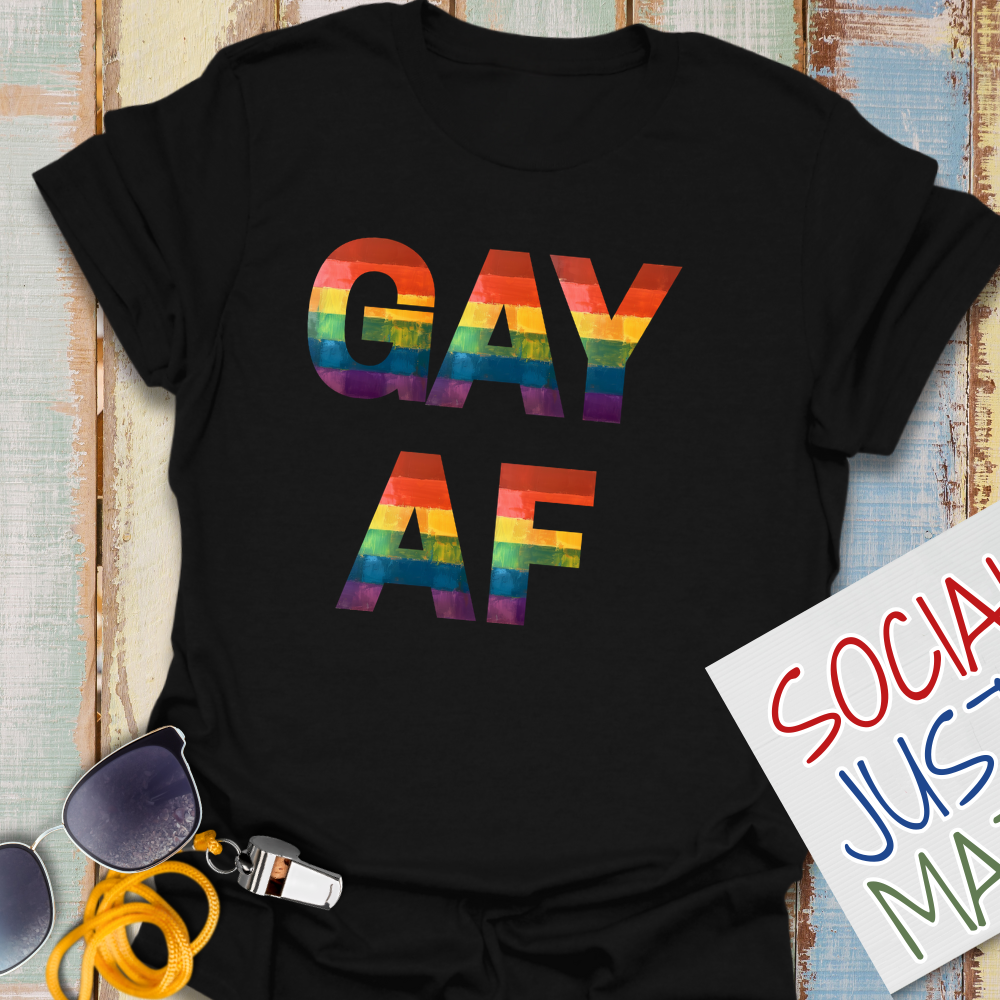 GAY AF - Unisex Softstyle T-Shirt