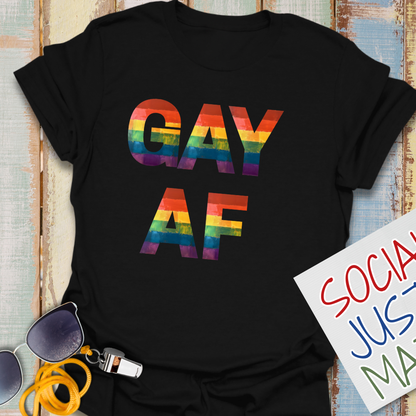 GAY AF - Unisex Softstyle T-Shirt