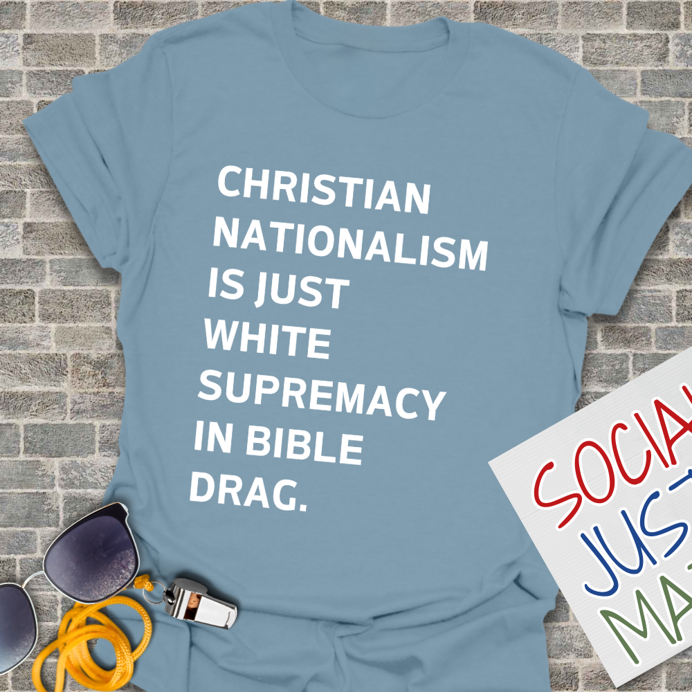 White Supremacy in Bible Drag. - Unisex T-Shirt