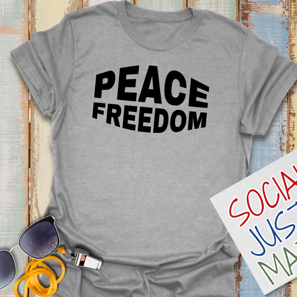 Peace & Freedom - Unisex Softstyle T-Shirt