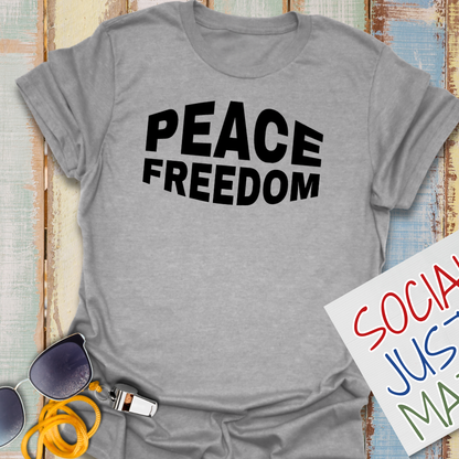 Peace & Freedom - Unisex Softstyle T-Shirt