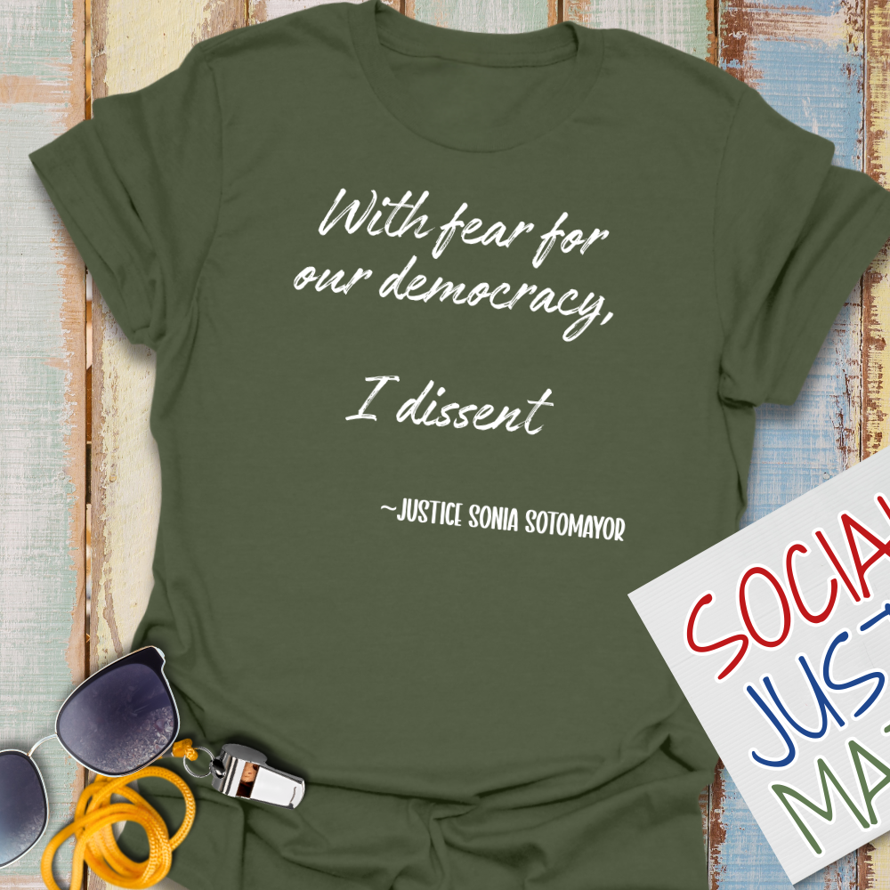 With Fear for Our Democracy - Unisex T-Shirt