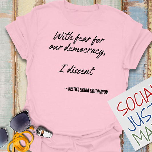 With Fear for Our Democracy - Unisex T-Shirt