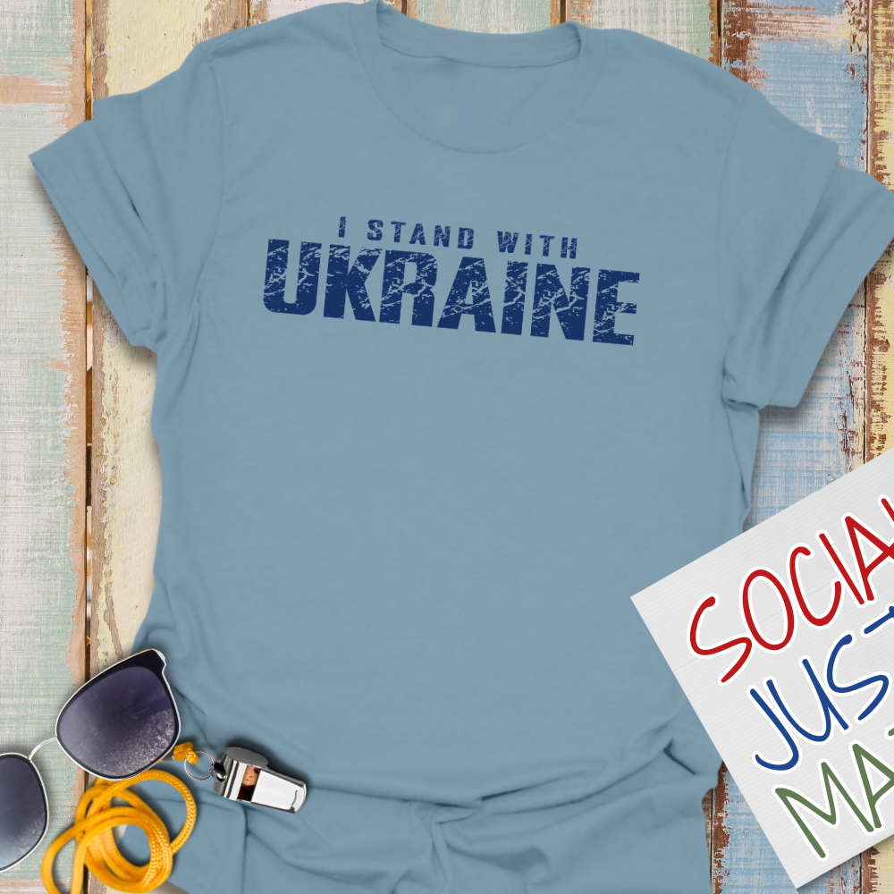 I Stand with Ukraine- Unisex T-Shirt