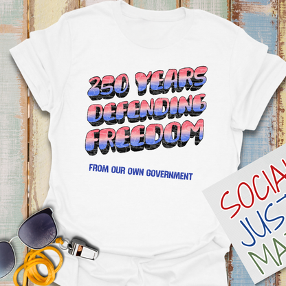 250 Years Defending Freedom - Unisex Softstyle T-Shirt