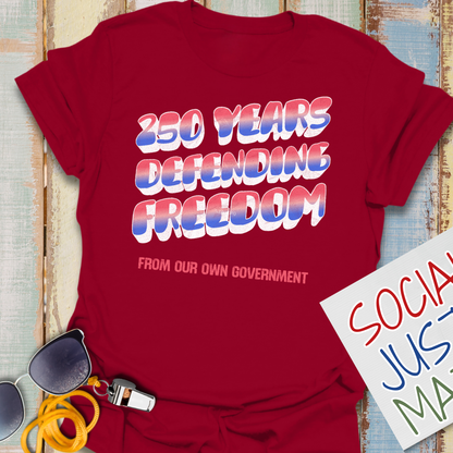 250 Years Defending Freedom - Unisex Softstyle T-Shirt