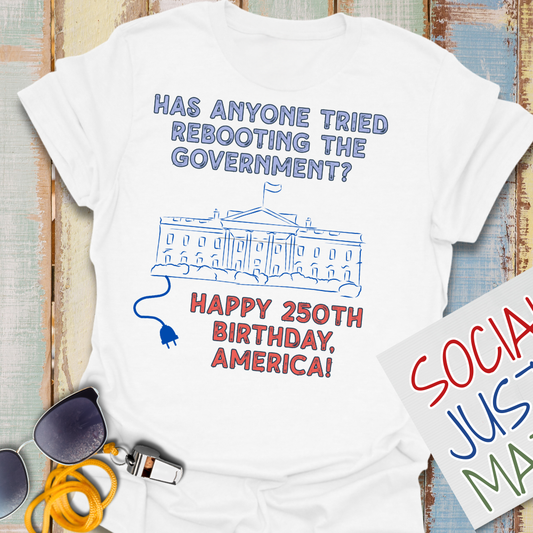 Reboot the Government - Unisex Softstyle T-Shirt