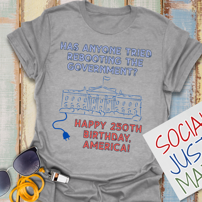 Reboot the Government - Unisex Softstyle T-Shirt