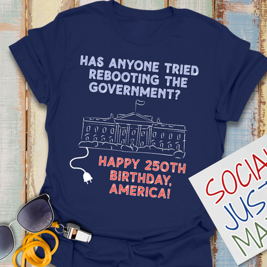 Reboot the Government - Unisex Softstyle T-Shirt