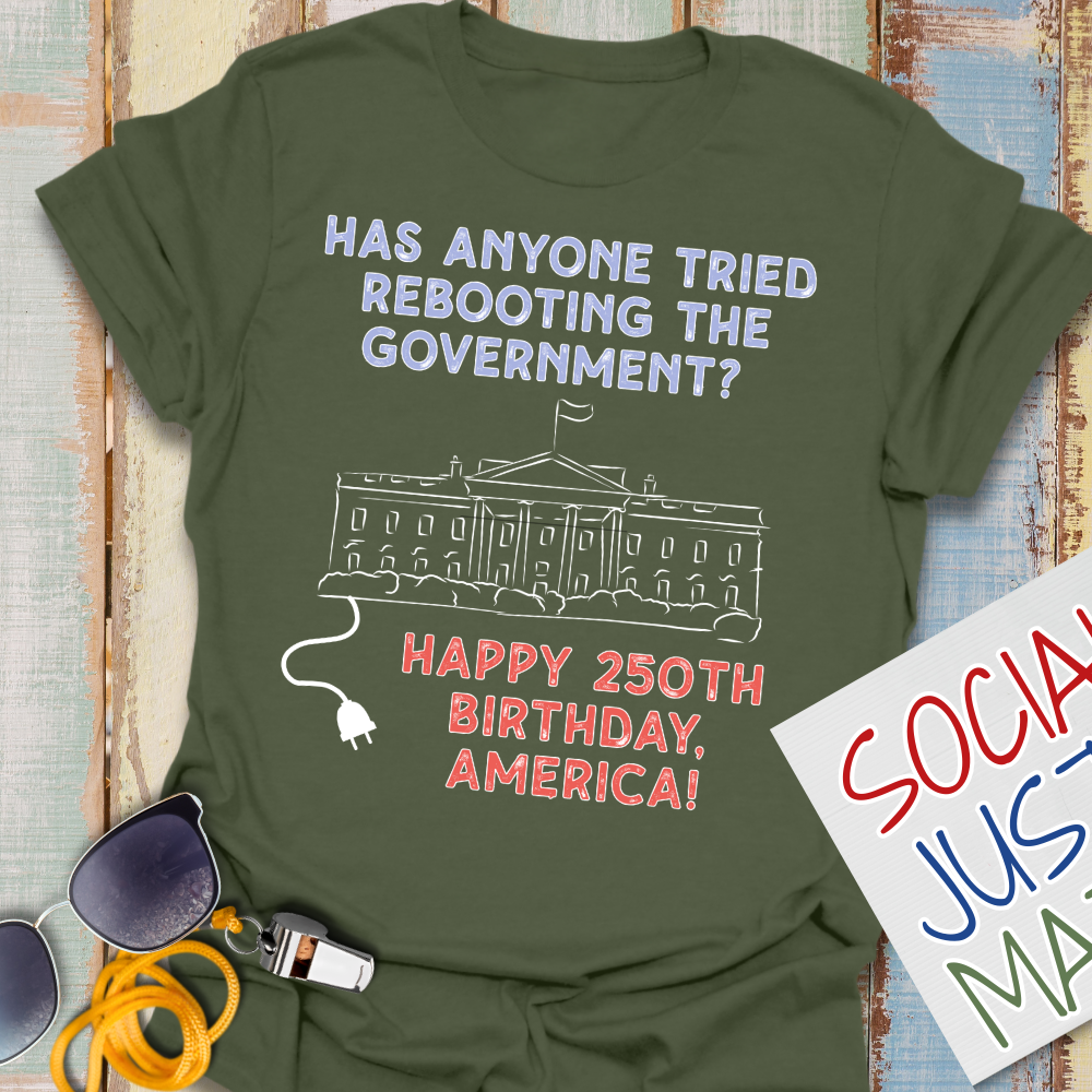 Reboot the Government - Unisex Softstyle T-Shirt