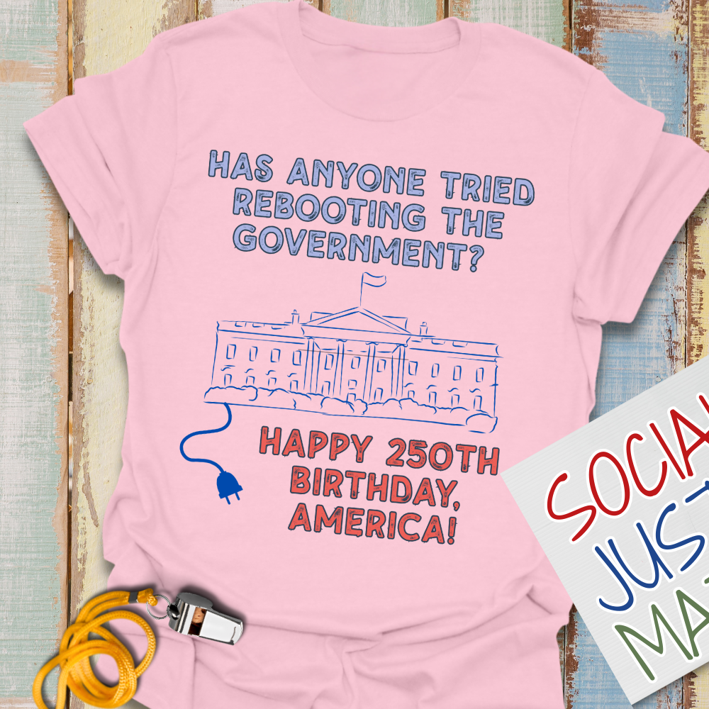 Reboot the Government - Unisex Softstyle T-Shirt