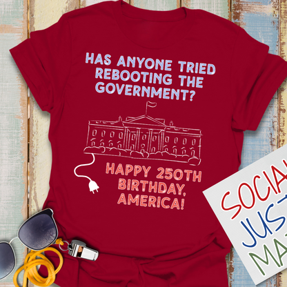 Reboot the Government - Unisex Softstyle T-Shirt