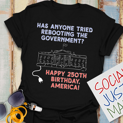 Reboot the Government - Unisex Softstyle T-Shirt