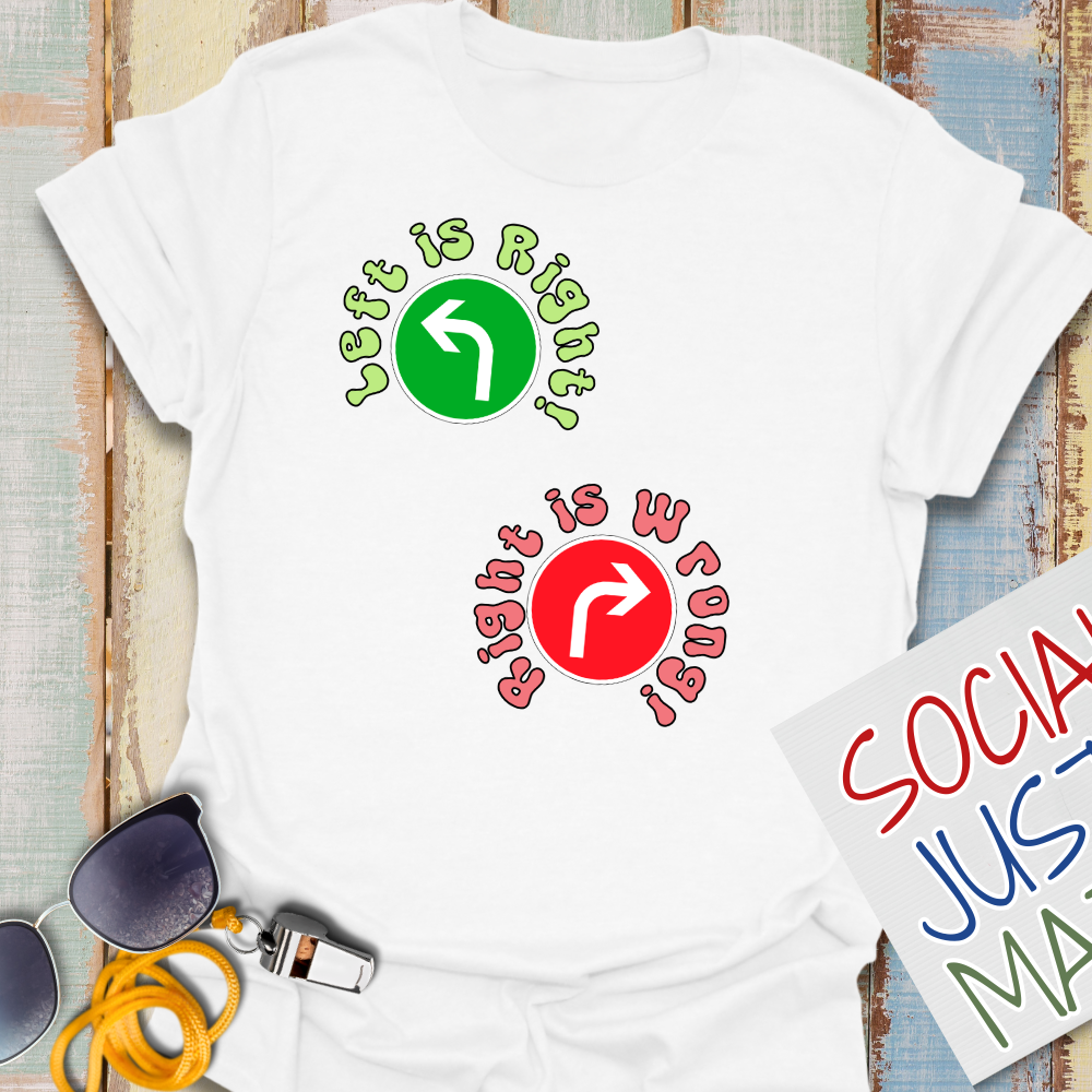 Left is Right! - Unisex Softstyle T-Shirt