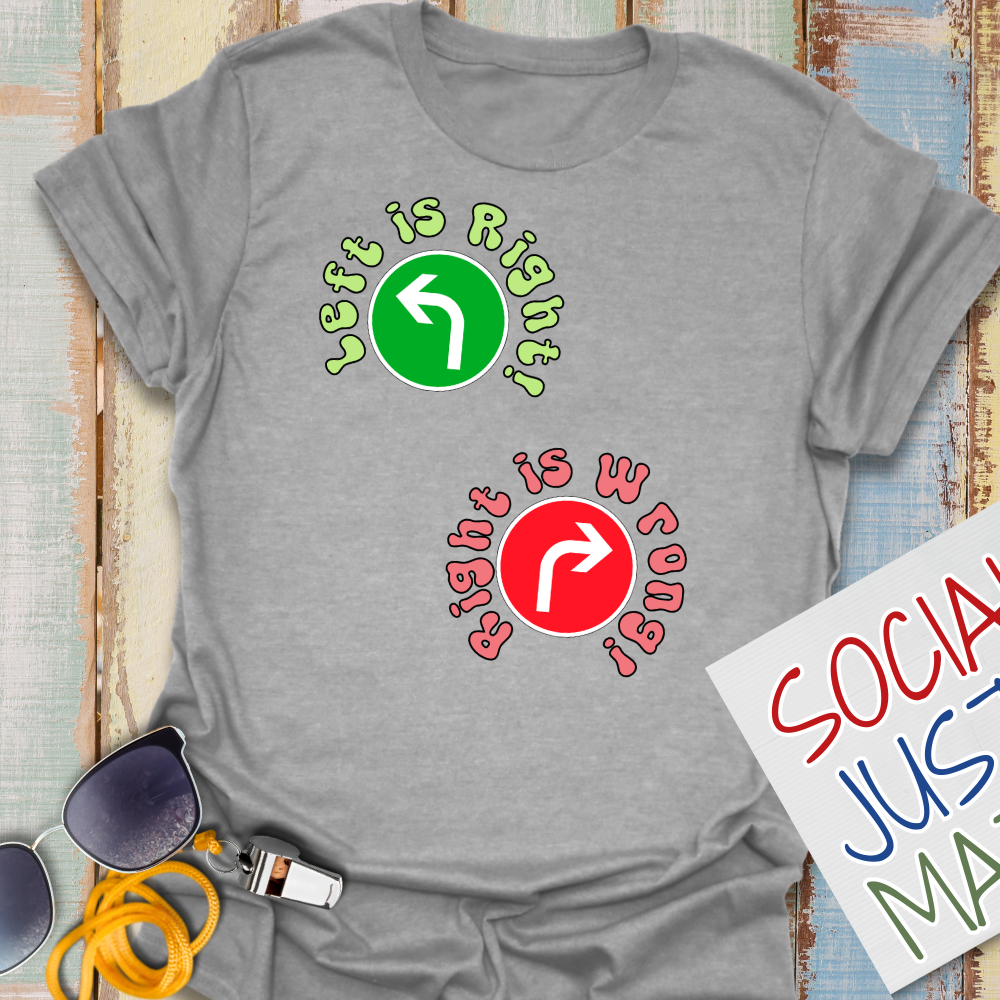 Left is Right! - Unisex Softstyle T-Shirt