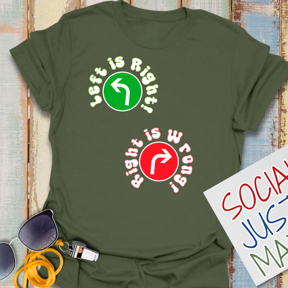 Left is Right! - Unisex Softstyle T-Shirt