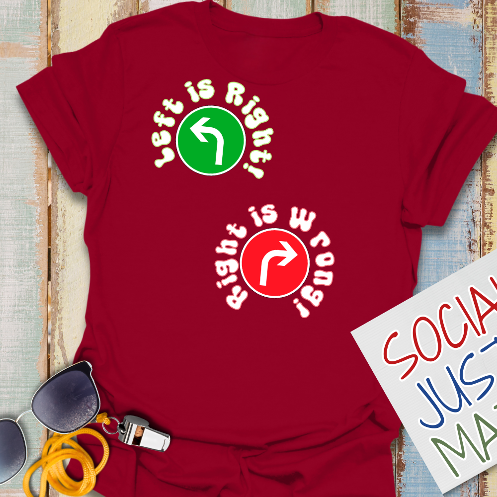 Left is Right! - Unisex Softstyle T-Shirt