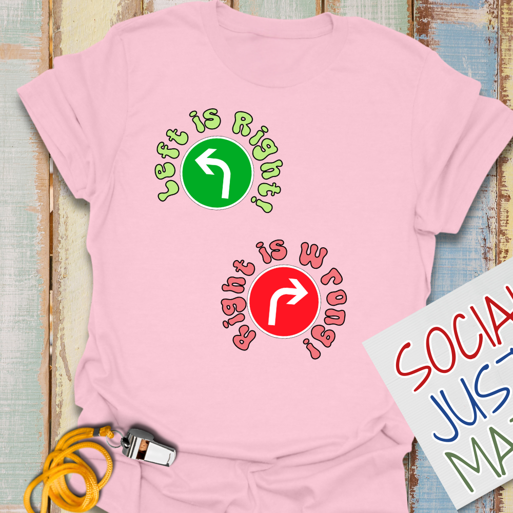 Left is Right! - Unisex Softstyle T-Shirt