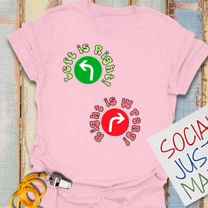 Left is Right! - Unisex Softstyle T-Shirt